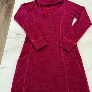 Kuhl Lea Dress Cowl Neck Size S (Magenta)